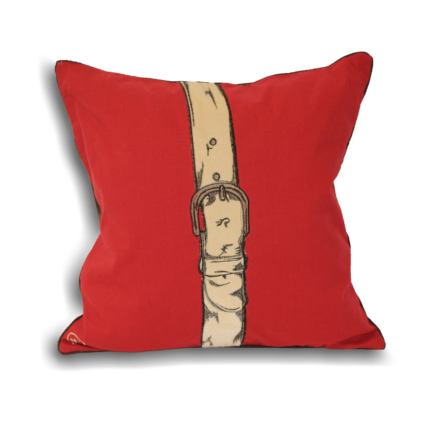 POLO STRAP CUSHION CASE 45X45 RED