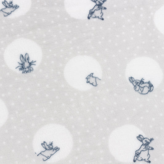 PETER RABBIT SPOT ME 130X150 FLEECE THROW MULTI