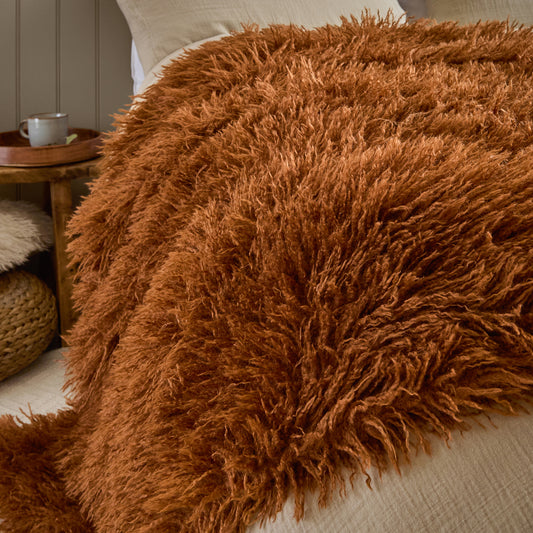 ROWAN 130X175 THROW GINGER