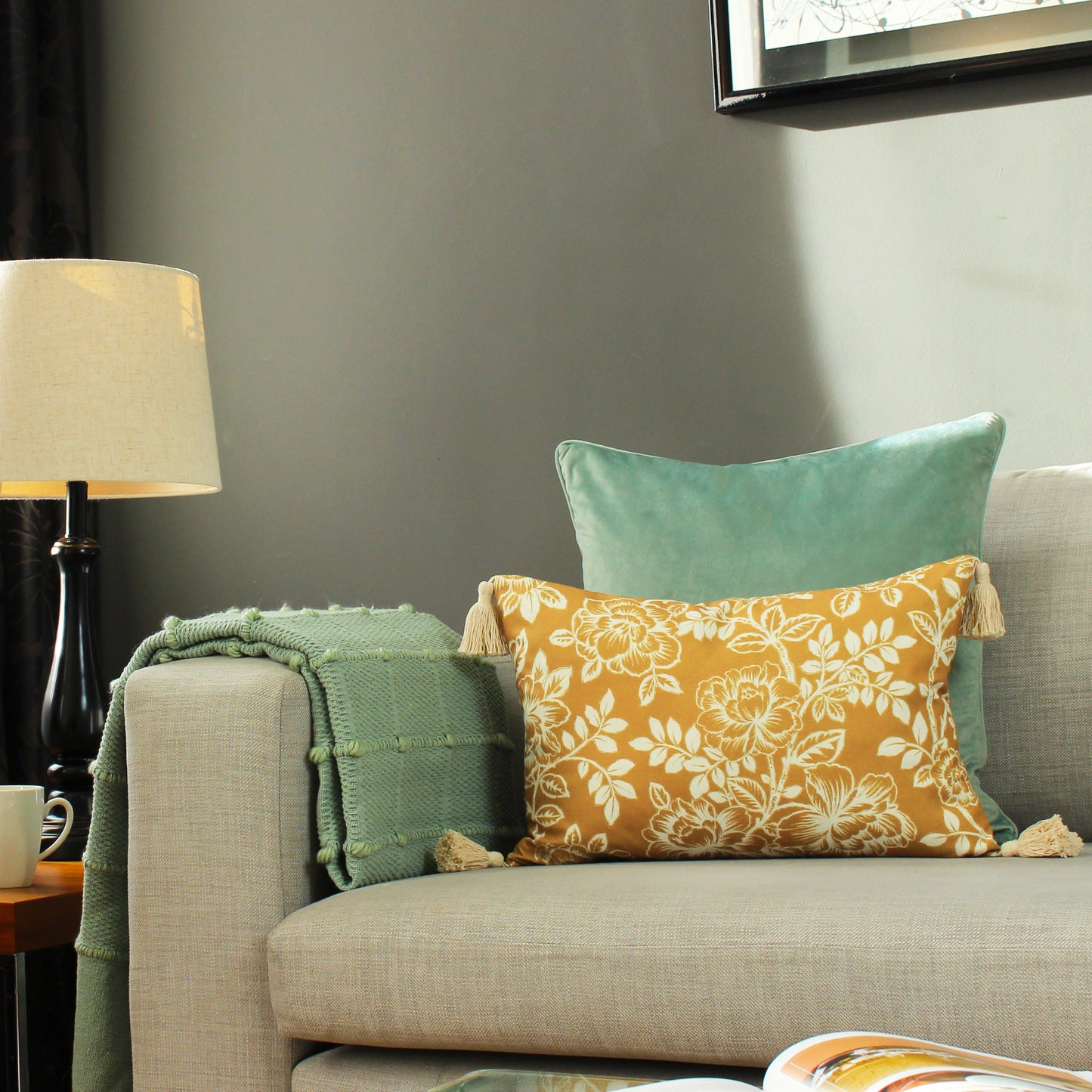 SOMERTON 35X50 CUSHION COVER HONEY