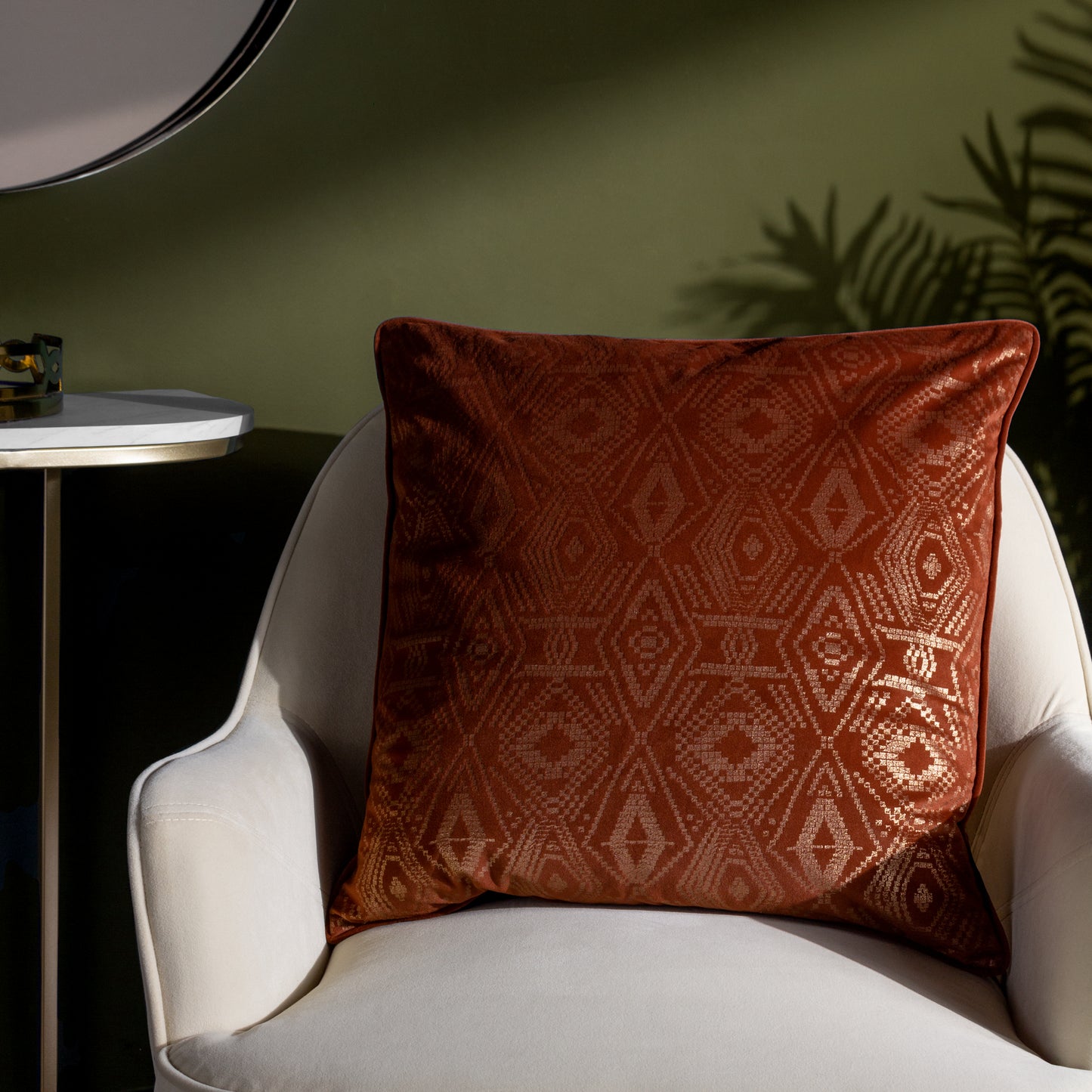 TAYANNA 50X50 CUSHION CASE BRICK