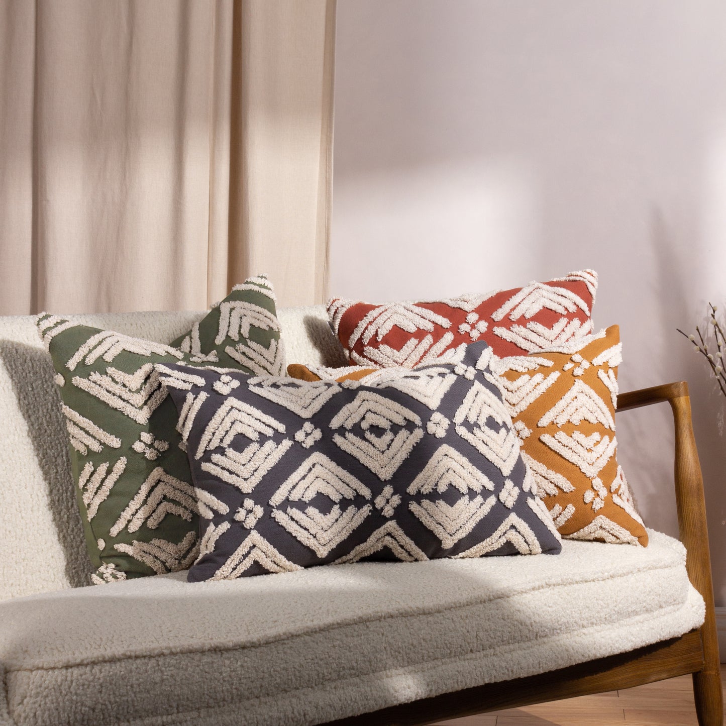 TAYA 40X60 CUSHION CASE GREY