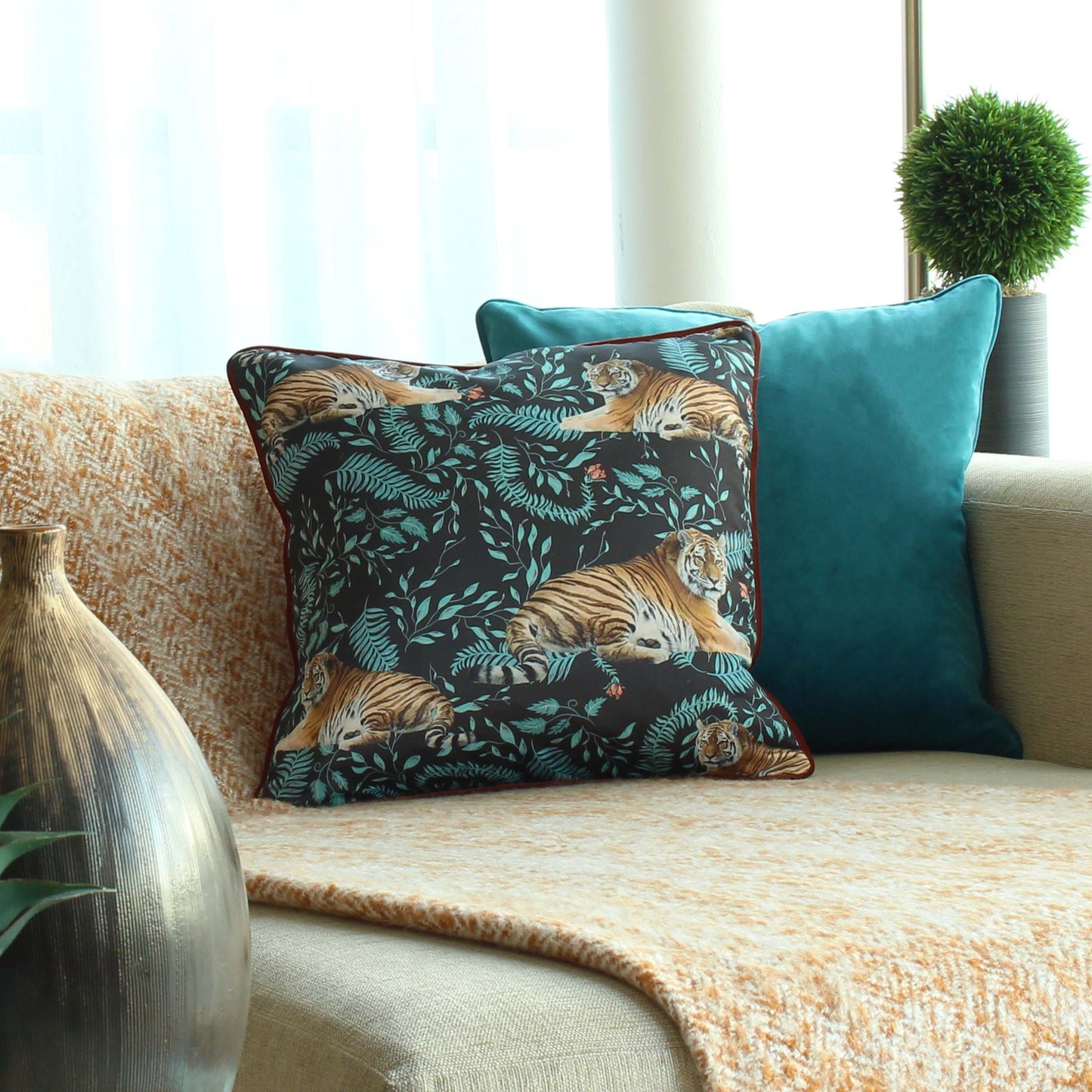 TIWARI 45X45 CUSHION COVER MULTI