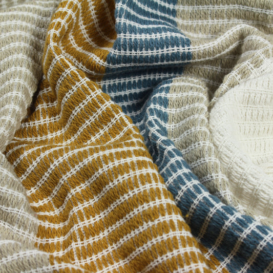 TULSA 130X180 THROW TEAL/OCHRE