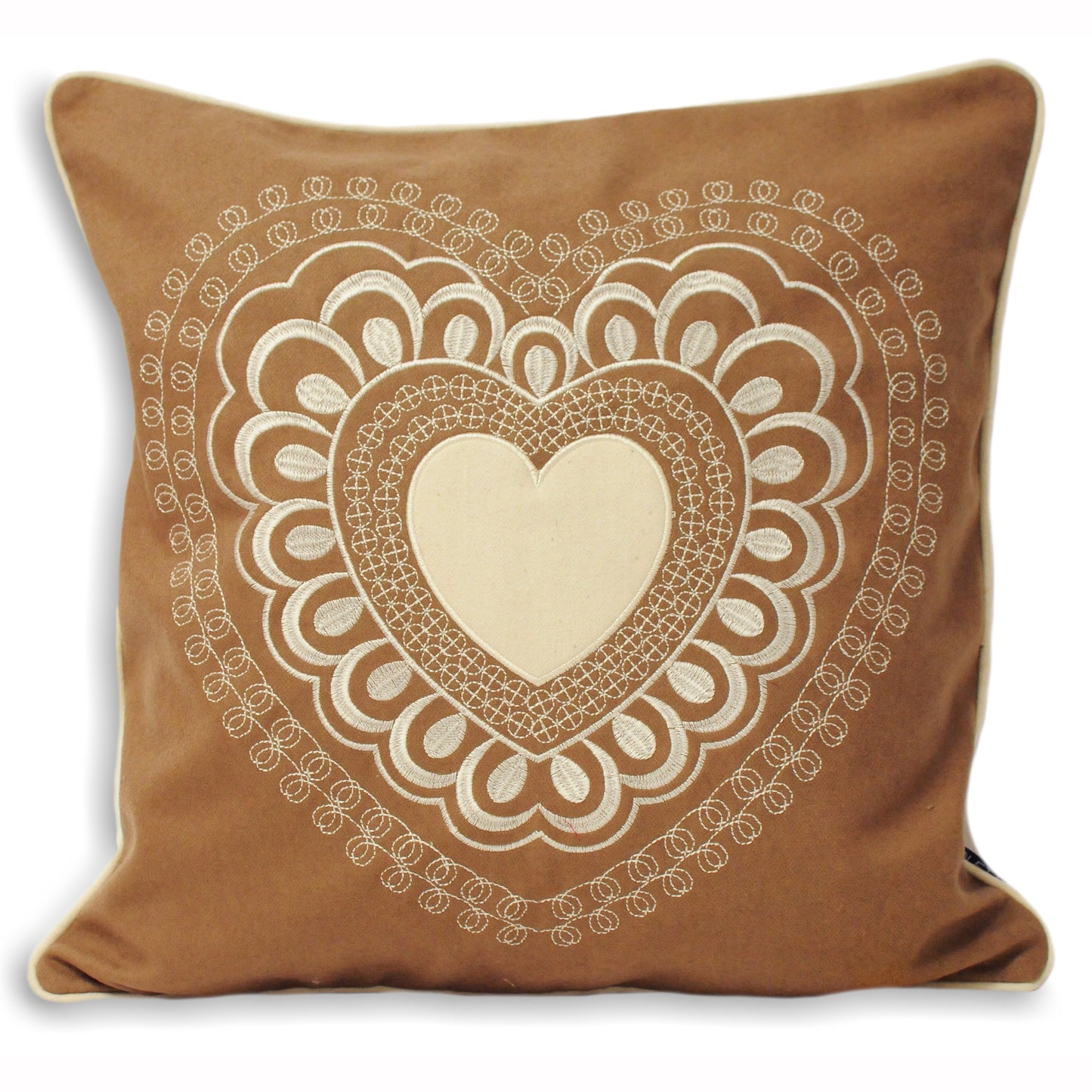 VALANTINE CUSHION CASE 45X45 CARAMEL