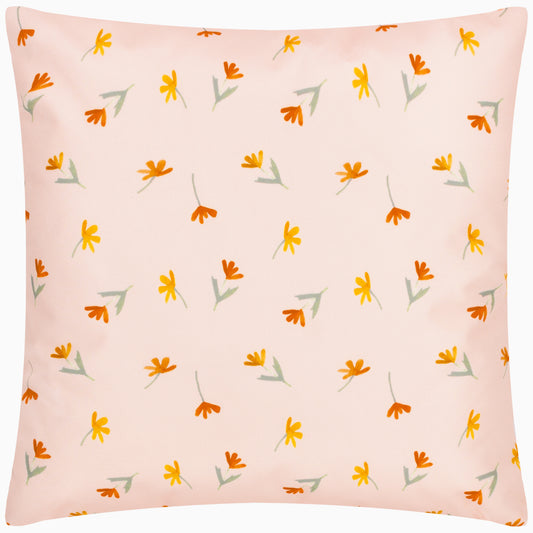 WILDFLOWERS 43X43 OUTDOOR CUSHION CASE LILAC/PEACH