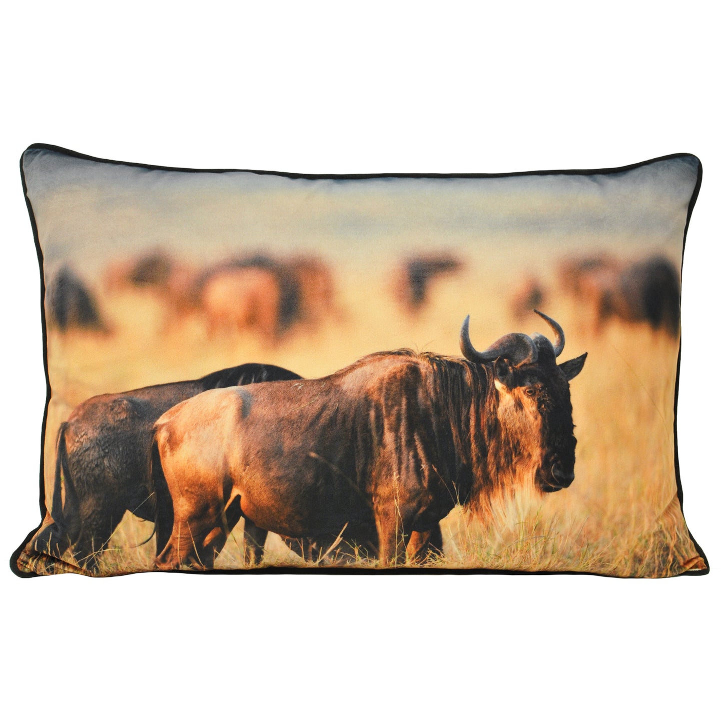 WILDEBEEST CUSHION CASE 40X60 TAN