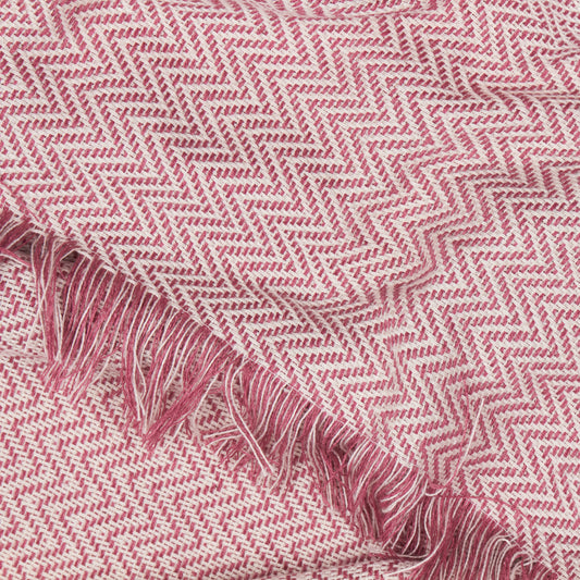 WISLEY 130X180 OUTDOOR THROW HEATHER/PINK