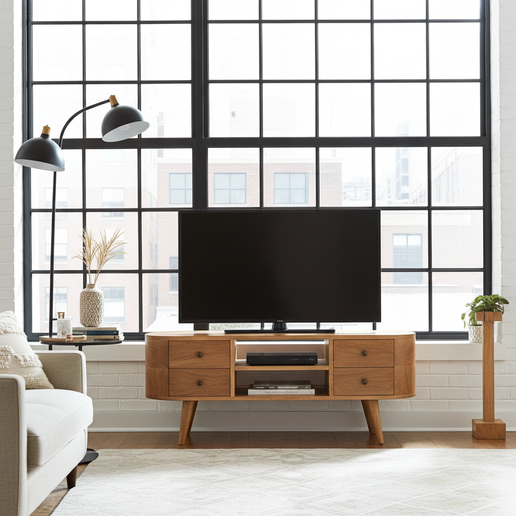 Rounded Entertainment Unit