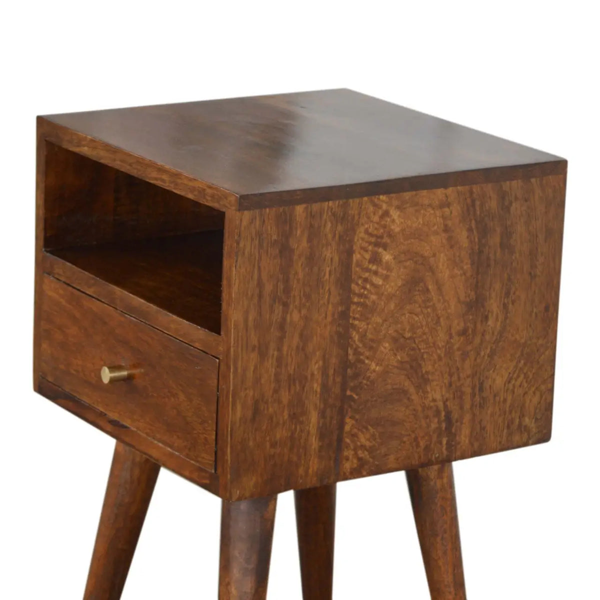 Mini Chestnut Bedside Table | Nightstand