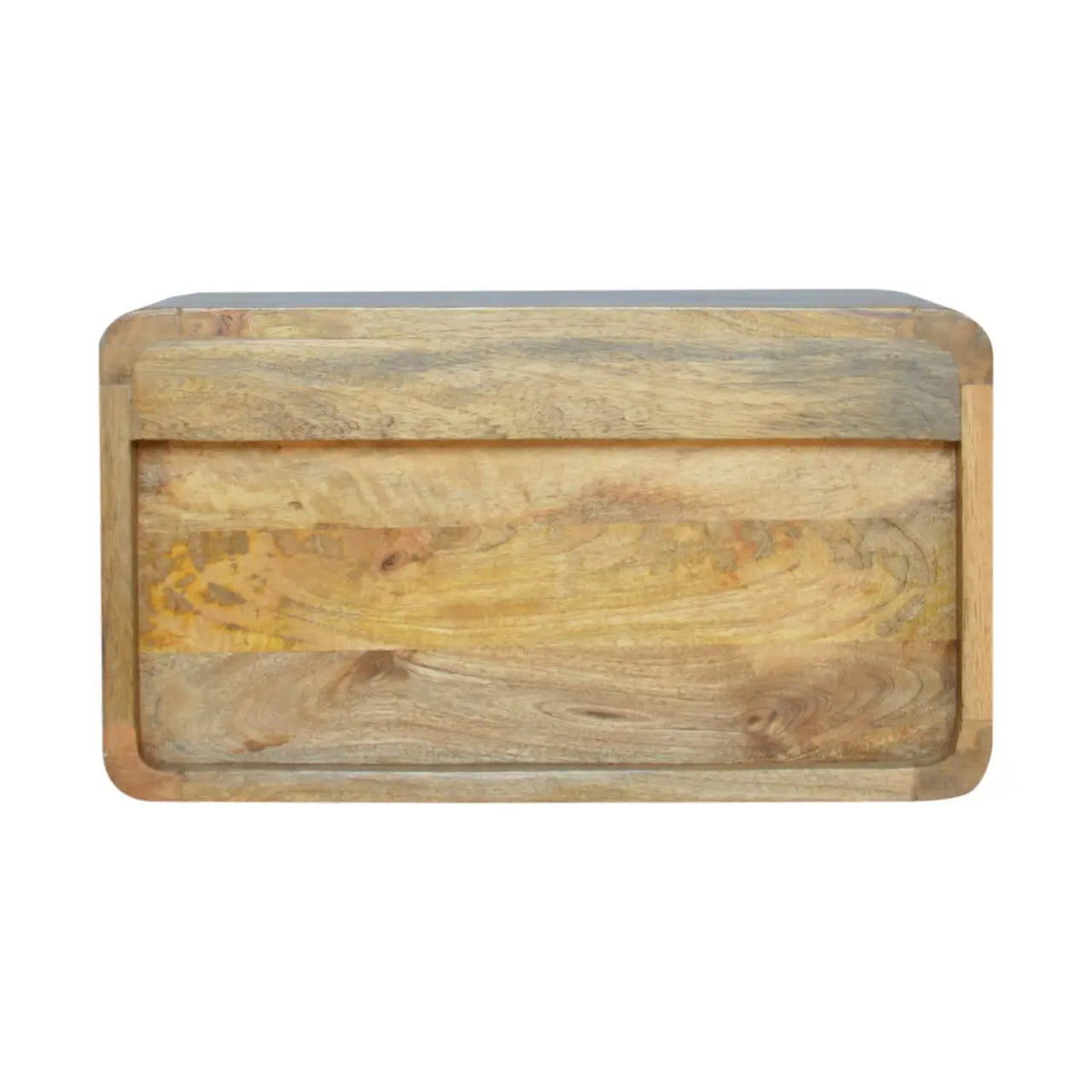 Oak-ish 2 Drawer Floating Bedside Table | Nightstand