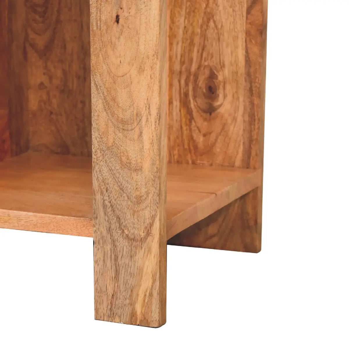 Oak-ish Box Bedside Table | Nightstand