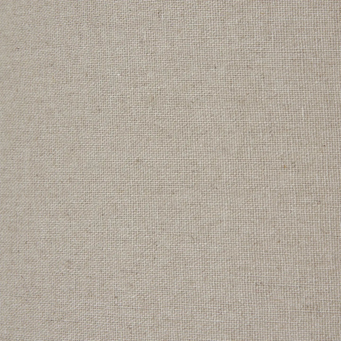 Squat White Beaded Ceramic Lamp With Linen Shade