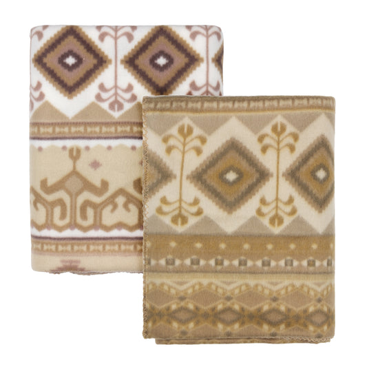 1410AZTEC FLEECE THROW 2 PK 127X152 NA