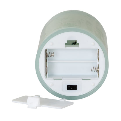 Luxe Collection Melt Effect 6x8 Sage LED Wax Candle