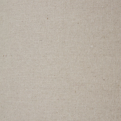 Ochre Carved Textured Table Lamp With Linen Shade