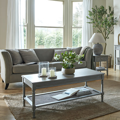 The Serene Rattan Collection Coffee Table