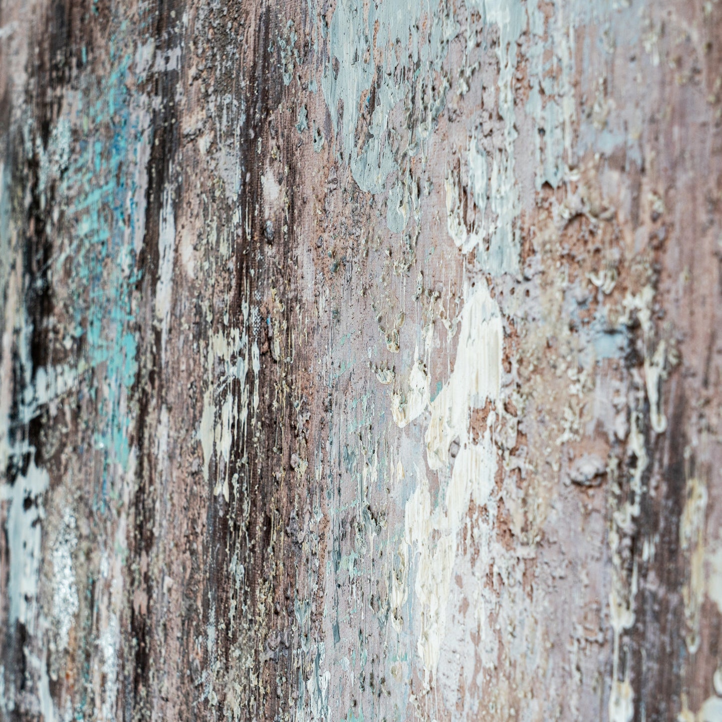 Traverse Hand Painted Canvas In Frame