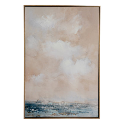 Stratos Hand Painted Canvas In Frame