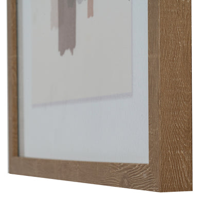 Tydis Art Mounted In Wooden Frame