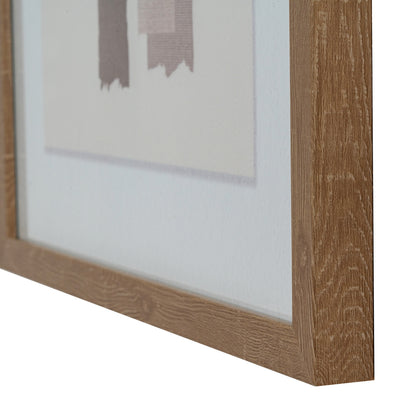 Terran Art Mounted In Wooden Frame