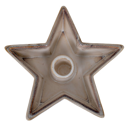 Small Solace Cement Star Candle Holder