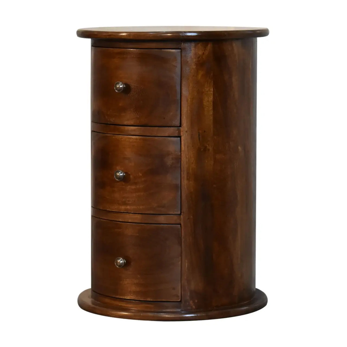 3 Drawer Chestnut Drum Chest of Drawers