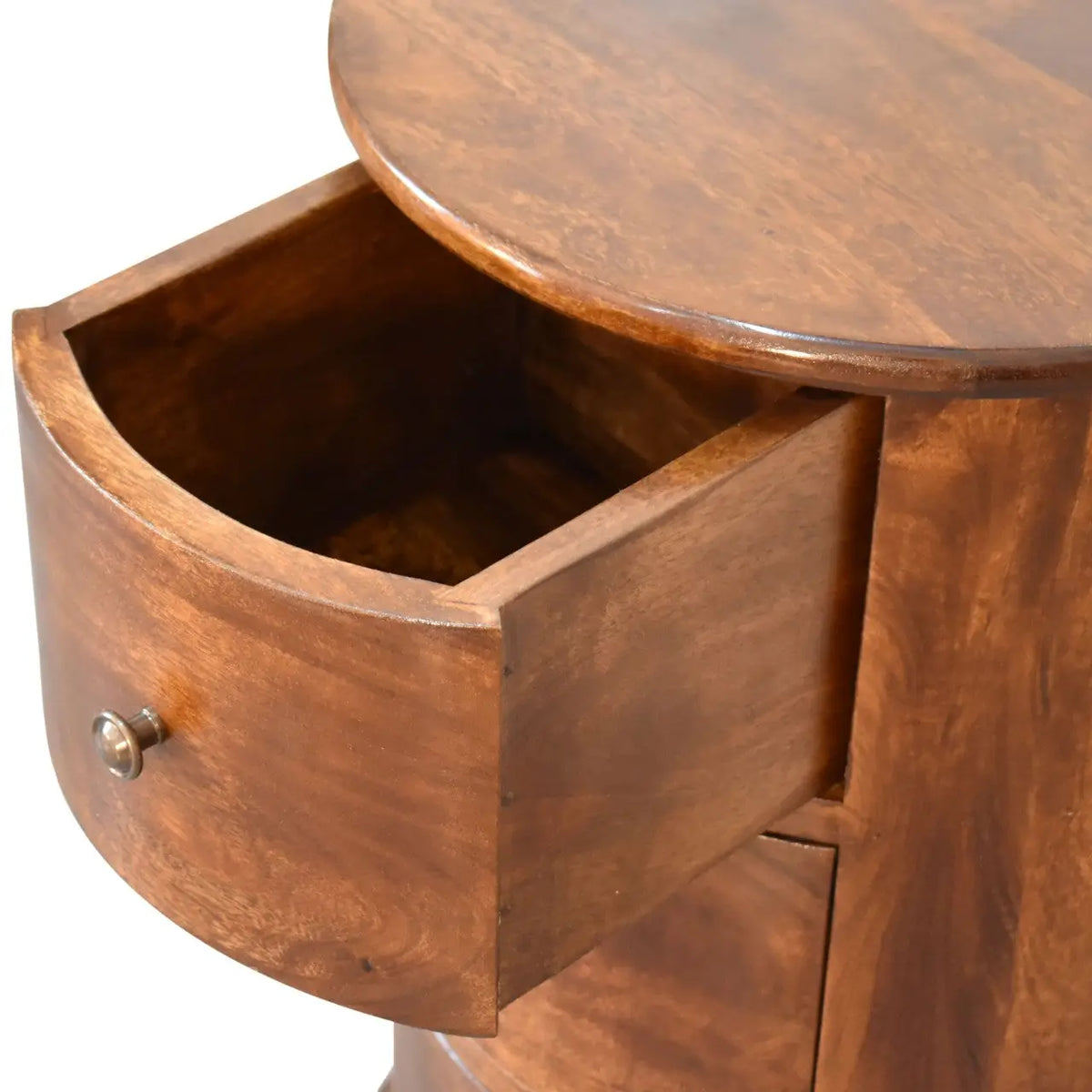 3 Drawer Chestnut Drum Chest of Drawers