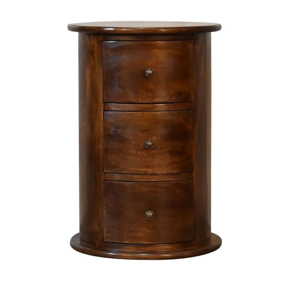 3 Drawer Chestnut Drum Chest of Drawers