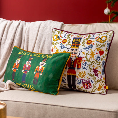 CHRISTMAS NUTCRACKER 43X43 CUSHION COVER MULTI
