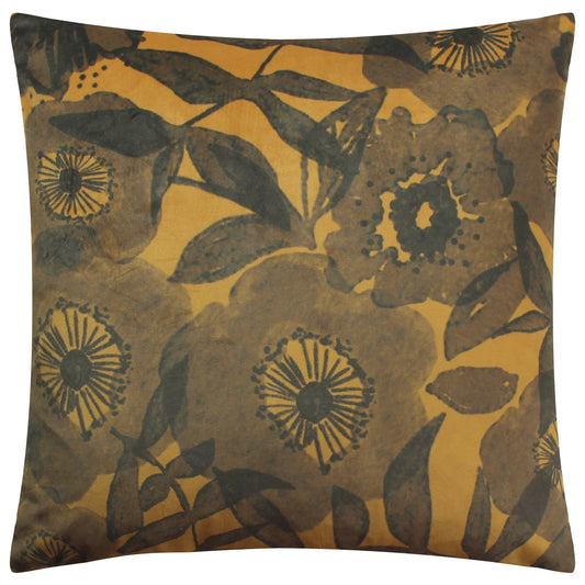 703 SCANDI FLORAL 43X43 CUSHION CASE JET