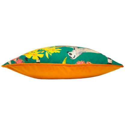 LEMUR PRINTED 50X50 CUSHION CASE MULTI