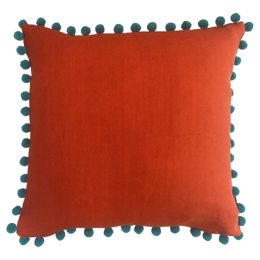 MARDI GRAS 50X50 CUSHION CASE ORG/BAL