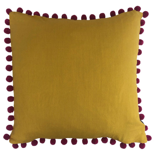 MARDI GRAS 50X50 CUSHION CASE YEL/MAG