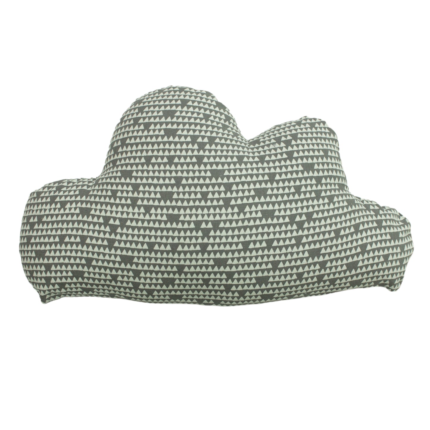 PRINTED CLOUD CUSHION GREY
