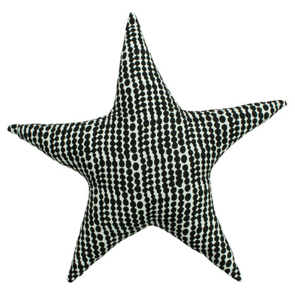 PRINTED STAR CUSHION MONO/PINK