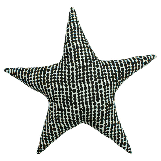 PRINTED STAR CUSHION MONO/PINK