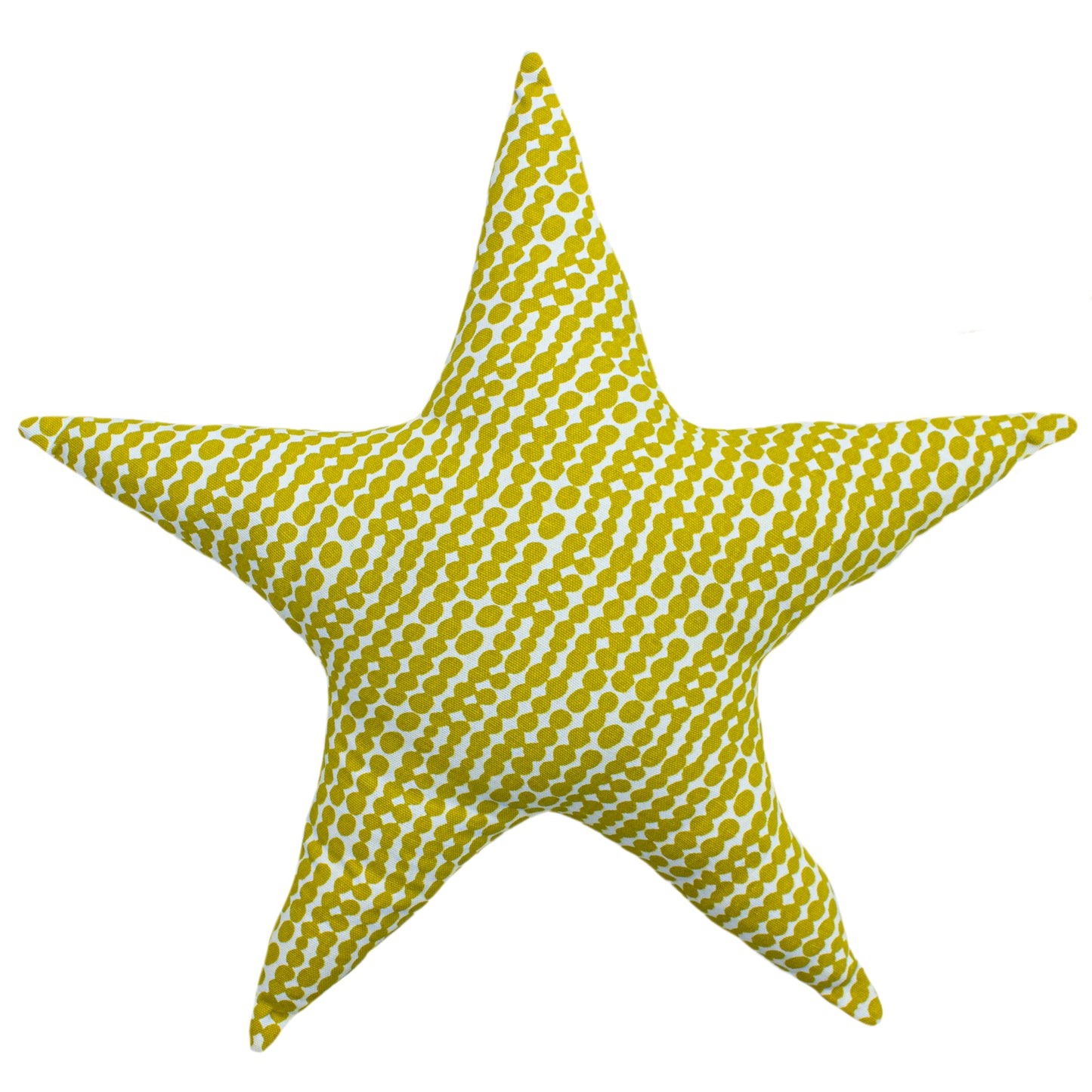 PRINTED STAR CUSHION MUST/GREY