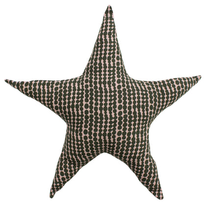 PRINTED STAR CUSHION PINK/MUST