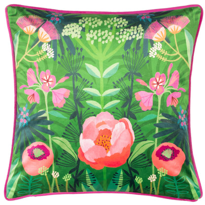 KM SPRING BLOOMS 43X43 PIPED CCASE