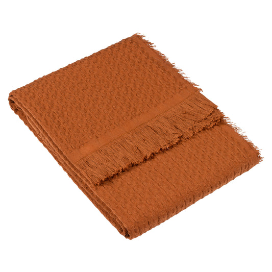 ABEL WAFFLE THROW 130X180 PECAN