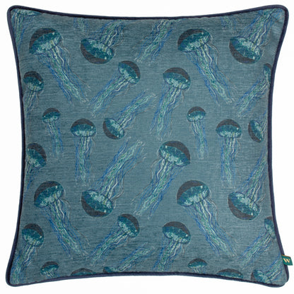 ABYSS JELLYFISH 43X43 CUSHION CASE PETROL