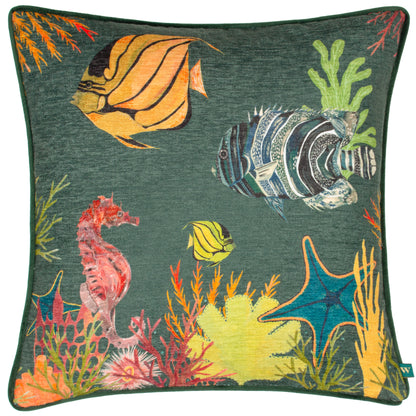 ABYSS UNDER THE SEA 43X43 CUSHION CASE BOTTLE