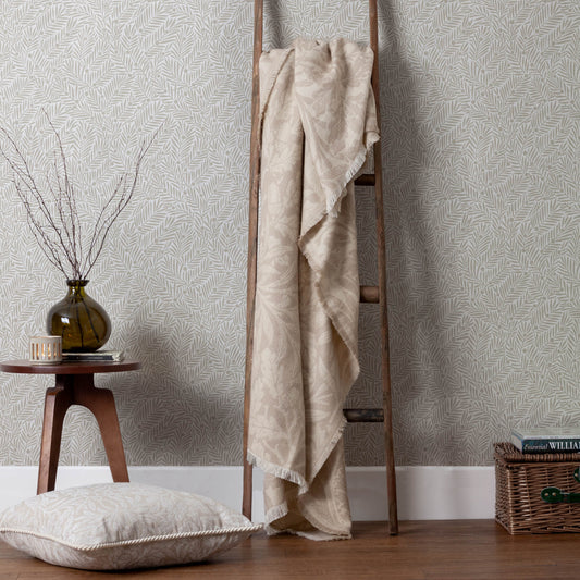 ACORN TONAL 130X170 THROW LINEN