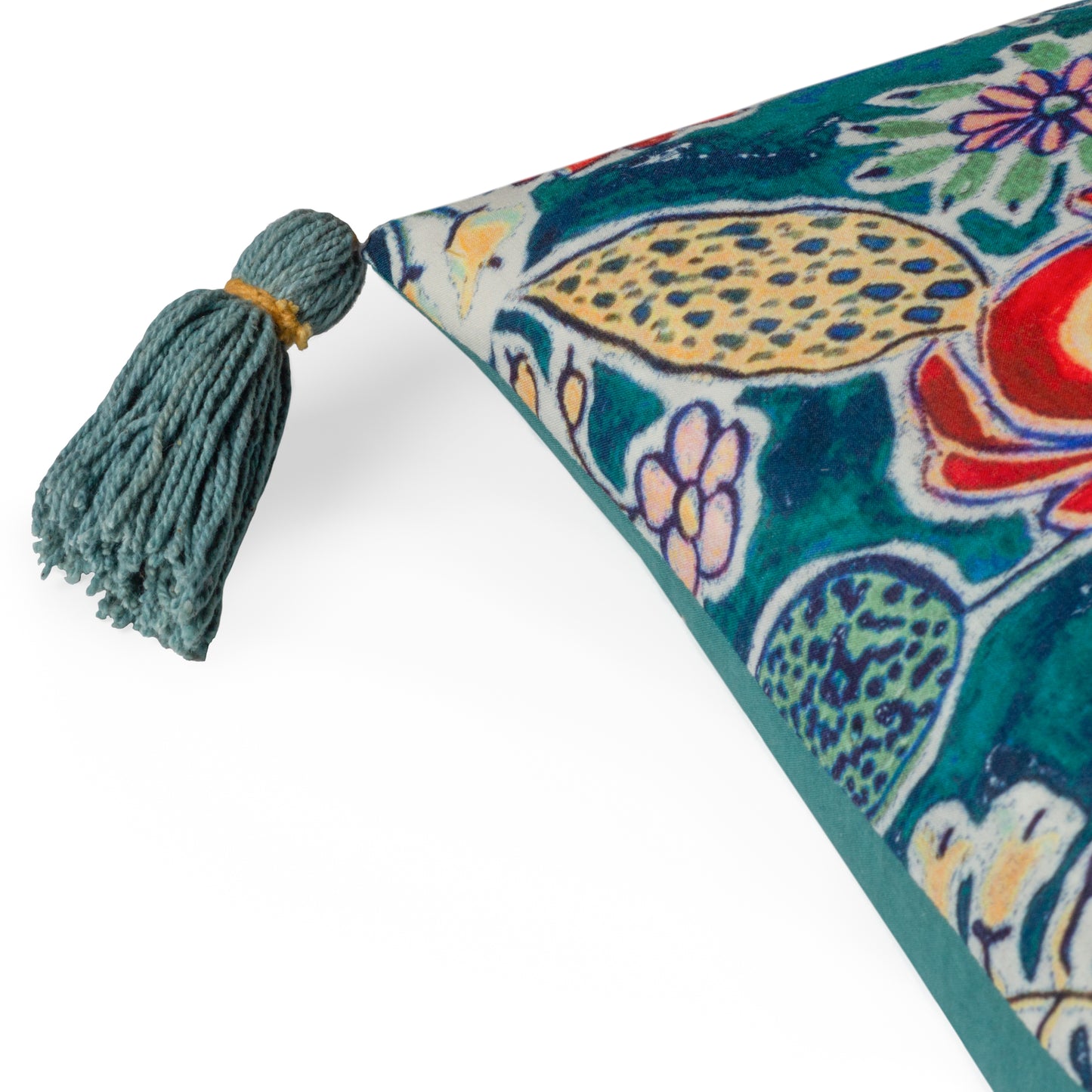 ADELINE 30X50 CUSHION CASE MULTI/TEAL