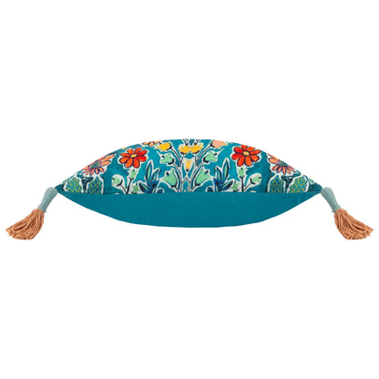 ADELINE 50X50 CUSHION CASE MULTI/CORAL