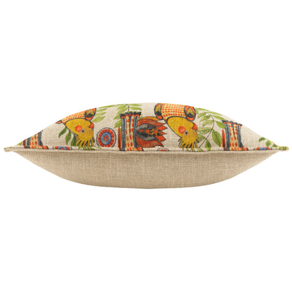 AKAMBA COCKATIELS 50X50 CUSHION CASE MULTI