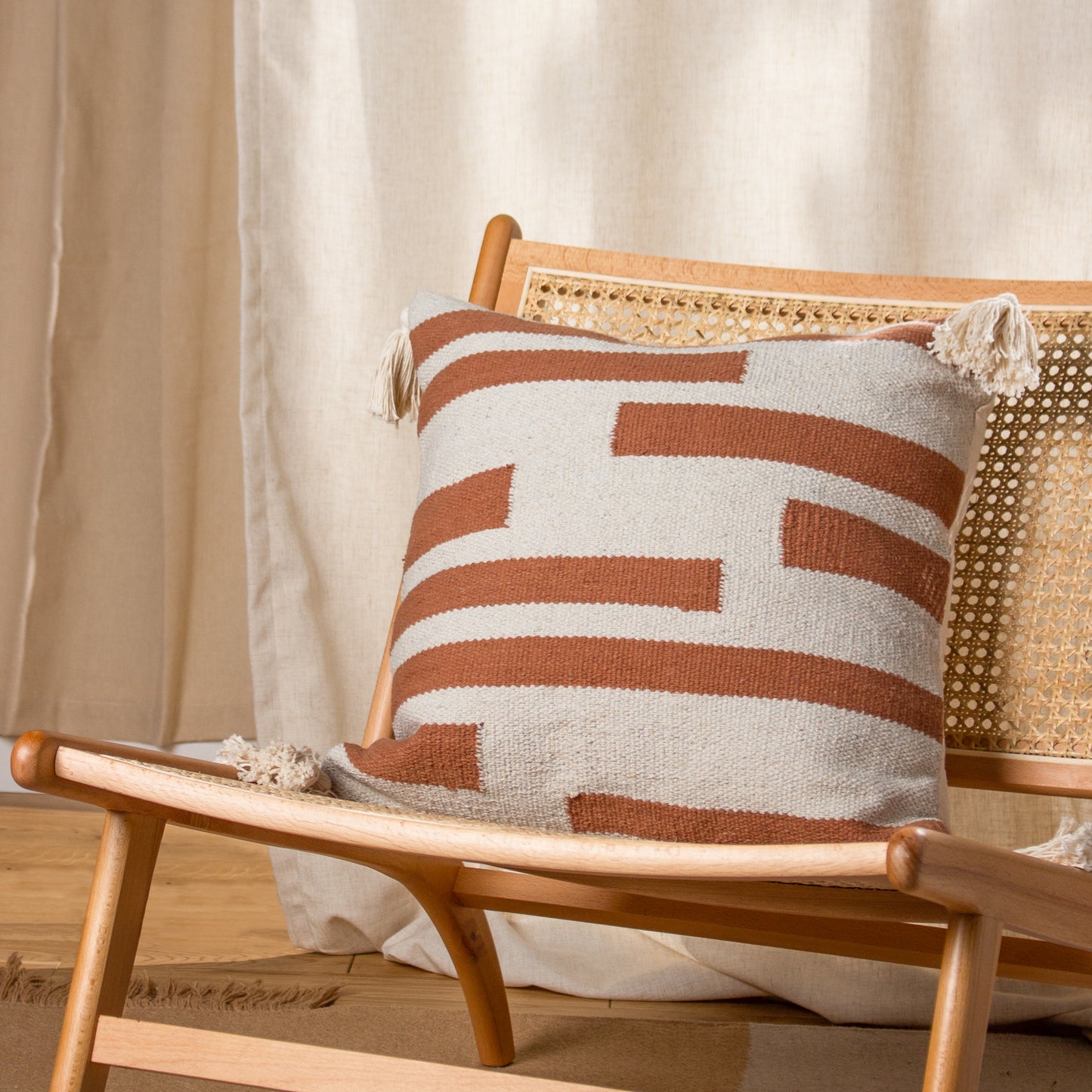 ALAYA 50X50 CUSHION CASE SIENNA