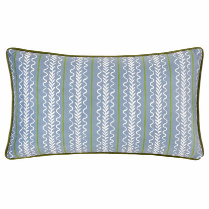 ALBERA STRIPE 30X50 CUSHION CASE FRENCH BLUE