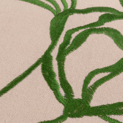 ALBERA 43X43 CUSHION CASE LINEN/GREEN